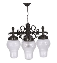 AVONNI BFE-68192-4BSY Siyah Boyalı Dış Mekan Aydınlatma E27 ABS Akrilik Cam 55cm