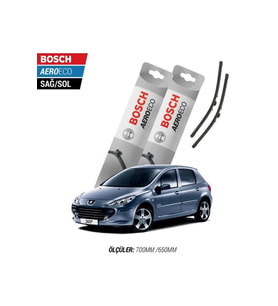 Peugeot 307 2005 Model Bosch Aeroeco Muz Silecek Takımı