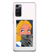 Samsung Galaxy S20 FE Uyumlu Alice Tasarımlı Şeffaf Telefon Kılıfı