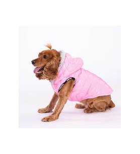 Pawstar Köpek Pink Light Wave Vest Large Sırt33cm Göğüs46cm Boyun30cm