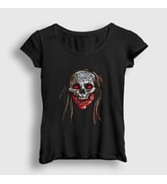 Presmono Kadın Siyah Skull Cannibal Corpse T-Shirt 33018tt