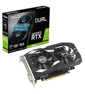 Asus Dual GeForce RTX 3050 OC DUAL-RTX3050-O6G NVIDIA 6GB GDDR6 96Bit DX12 Gaming Ekran Kartı