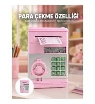 Mey İthalat® Şifreli Elektronik Para Biriktirme Kumbarası Büyük Kapasiteli