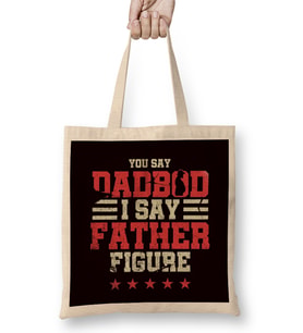 Dad Bod Papa Daddy Figure Dad Father Stepdad Husband Family Bez Çanta Uzun Saplı