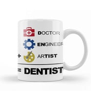 Doctor Engineer Artist Dentist 025 Kupa Bardak Porselen