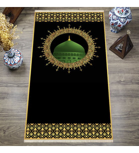 Dijital Baskılı, Yıkanabilir, Yumuşak Dokulu Çocuk ve Yetişkin SECCADE 65x115 cm  S-DOT-SN-014