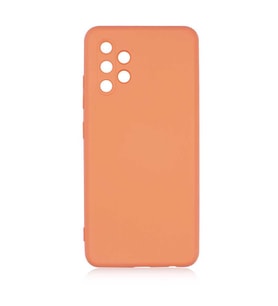 Samsung Galaxy A32 4G Kılıf Orj Lansman Serisi Pürüzsüz Esnek Kadife İç Kısım (Turuncu)