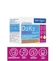 Sorvagen D3K2 Damla 1000 IU 20 ml