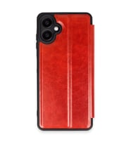 Samsung Galaxy A06 Kılıf Flip Cover - Kırmızı