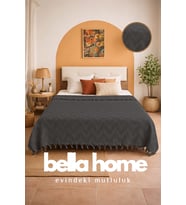 Bella Home Çift Kişilik Elit Jakarlı Pike (Tek Parça) - 200x230 cm (Çok Renkli)