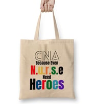 Nurse Gift İidea Funny Saying Quote-Nursing Medical Bez Çanta Uzun Saplı