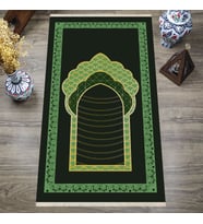 Dijital Baskılı, Yıkanabilir, Yumuşak Dokulu Çocuk ve Yetişkin SECCADE 65x115 cm  S-DOT-SN-054