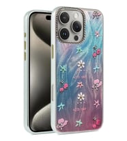 Durukar® iPhone 16 Pro Kılıf Blade Aynalı Desenli Kapak - Desen 4