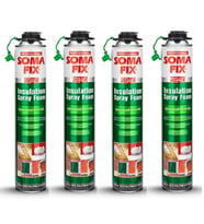 4 Adet Somafix 850 ml Somafix Tabancalı Isı Ses Yalıtım Poliüretan Köpük