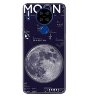 Reeder P13 Blue Max Lite Kılıf Desenli Silikon Night Moon