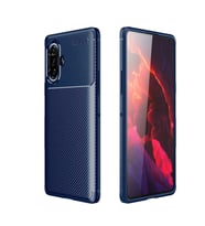 Xiaomi Redmi K40 Gaming Kılıf Zore Negro Karbon Tasarım Silikon Kılıf (Lacivert)