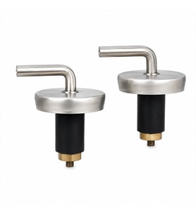 2PCS ÜSTTEN SIKMALI METAL KLOZET KAPAK MENTEŞESİ VİDASI (4915)