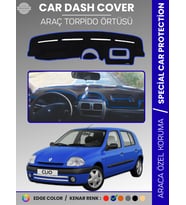 RENAULT CLIO 2 AIRBAGSIZ (2001-2012) Torpido Örtüsü Ön Göğüs Koruma Torpido Koruma Araca Özel