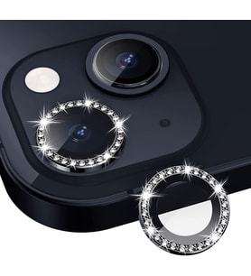 Binano Iphone 11/12/12 Mini Taşlı Siyah Kamera Koruyucu