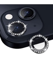 Binano Iphone 11/12/12 Mini Taşlı Siyah Kamera Koruyucu