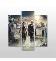 Teksas   Kanvas Tablo 75X80cm (Karışık)
