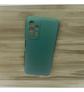 Samsung A14 4G Lansman Kaliteli Silikon Telefon Kılıfı (Yeşil)