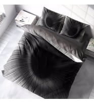 MonoHome Gray Wortex 3D Pamuk Saten Çift Kişilik Nevresim Takımı (Çok Renkli)