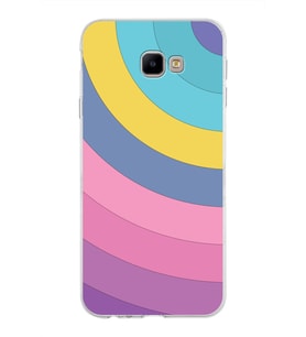Samsung Galaxy J4 Core Kapak Renk Cümbüşü Tasarımlı Şeffaf Silikon Kılıf