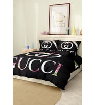 Marcalanya Çift Kişilik Nevresim Takımı Pamuklu Saten Kumaş 6 Parça 3D Dijital Baskı Duvet Cover Set Model.