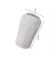 SİLİKON KALIP İTHAL ORTA BOY VAZO SİLİKON KALIP EPOKSİ REÇİNE KALIP NO: 3 HB135-0126 (Beyaz)