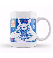 Totoro Ramen Kupa Bardak Porselen