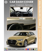 AUDİ A3 (2020+) Torpido Örtüsü Ön Göğüs Koruma Torpido Koruma Araca Özel Kaymaz Kolay Montaj