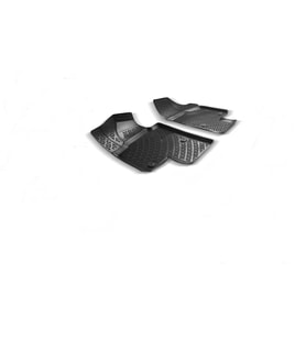 RİZLİNE Volkswagen New Beatle 3D Havuzlu Paspas (Siyah - Beyaz)