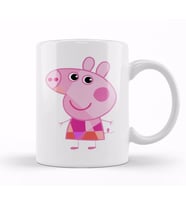 Chibi Peppa Pig Kupa Bardak Porselen