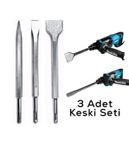 3PCS MURÇ SETİ SİVRİ -DÜZ 25CM (5365)