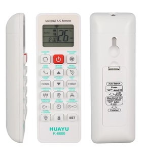 Huayu K-6600 Üniversal Akıllı Klima Kumandası 99% Uyumluluk Lcd Ekranlı
