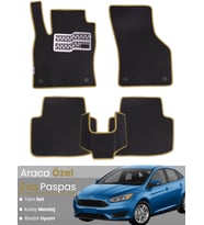 FORD FOCUS 3.5 (2015-2018) Uyumlu EVA Paspas Tam Set–Araca Özel,Su Geçirmez,Kolay Montaj