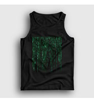 Presmono Unisex Siyah Code Film The Matrix Atlet 253498tt