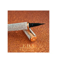 Eda Luxury Beauty Diamond Gold Collection Liquid Eyeliner Siyah Parlak Waterproof Göz Makyajı Suya Dayanıklı Vegan Makeup Göz Kalemi E1098
