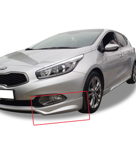 Kia Ceed Ön Tampon Flap Parlak Siyah Sağ Sol Plastik