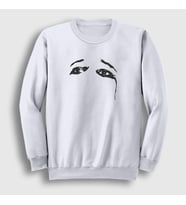 Presmono Unisex Beyaz Ohms V2 Deftones Sweatshirt 555293tt
