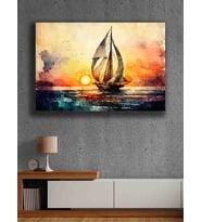 Koç stüdyo Modern tasarım kanvas tablo 50x70 (Çok Renkli)