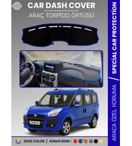 FIAT DOBLO (2008-2013) DOUBLE EKRAN AIRBAGLİ Torpido Örtüsü Ön Göğüs Koruma Araca Özel Tam Uyum