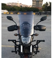 MOTOCAM Honda NC 700 750 S Ön Cam 2012-2020 Model 50cm Füme Renkli 4mm ORTA BOYLU
