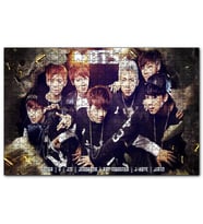 Cakapuzzle BTS Koreli Gençler Ve İsimleri  Puzzle Yapboz MDF (Ahşap) (120 Parça)