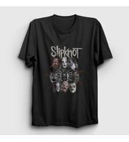 Presmono Unisex Siyah Band V2 Slipknot T-Shirt 291357tt
