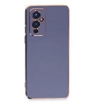 One Plus 9 Kılıf Volet Silikon - Mavi