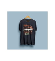 Oversize Muscle Car Tasarım Unisex T-shirt (Siyah)