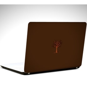 Ağaç Minimal Laptop Sticker 13 İnch (34X24CM)