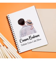 Babalar Günü Tasarımlı Defter